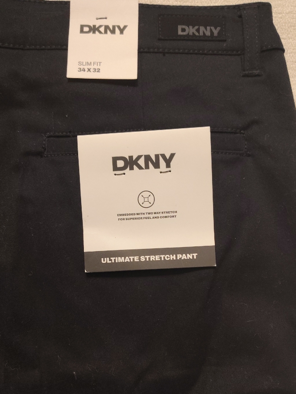 DKNY Stanton Slim-Fit Velvet Cargo Pants.Size 34/32 - Picture 8 of 8